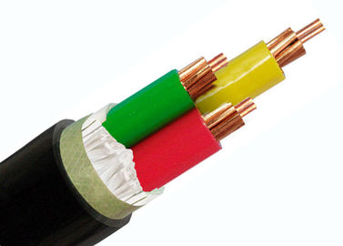 Силовой кабель низшего напряжения 0.6/1 кВ | ПВК проводника 3 ядров ИЭК 60502-1 медного изолированный &amp; обшитый силового кабеля