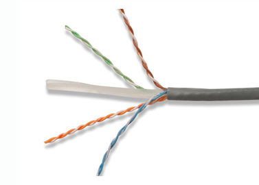Низкий дым нул кабелей сети пар извива кабеля Лан меди кабеля Кат6А УТП галоида твердых обнаженных