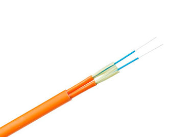 Дуплекса буфера крытого кабеля оптического волокна ГДЖФДЖВ сопротивление толкотни шнура 5 КН/М плотного плоское